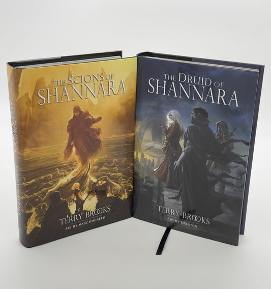 The Scions of Shannara + The Druid of Shannara S&N with RIGHTS Grim Oak Press