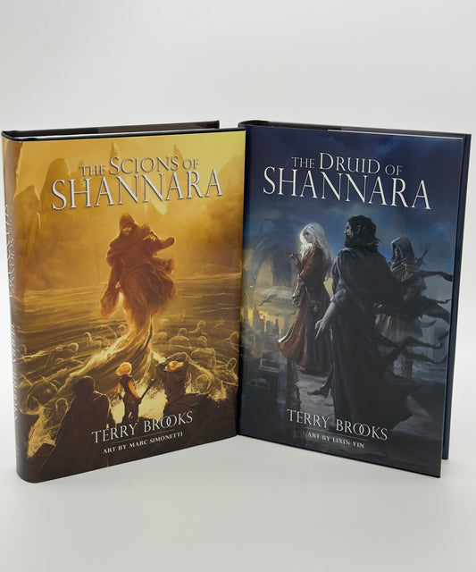 The Scions of Shannara and The Druid of Shannara unsigned