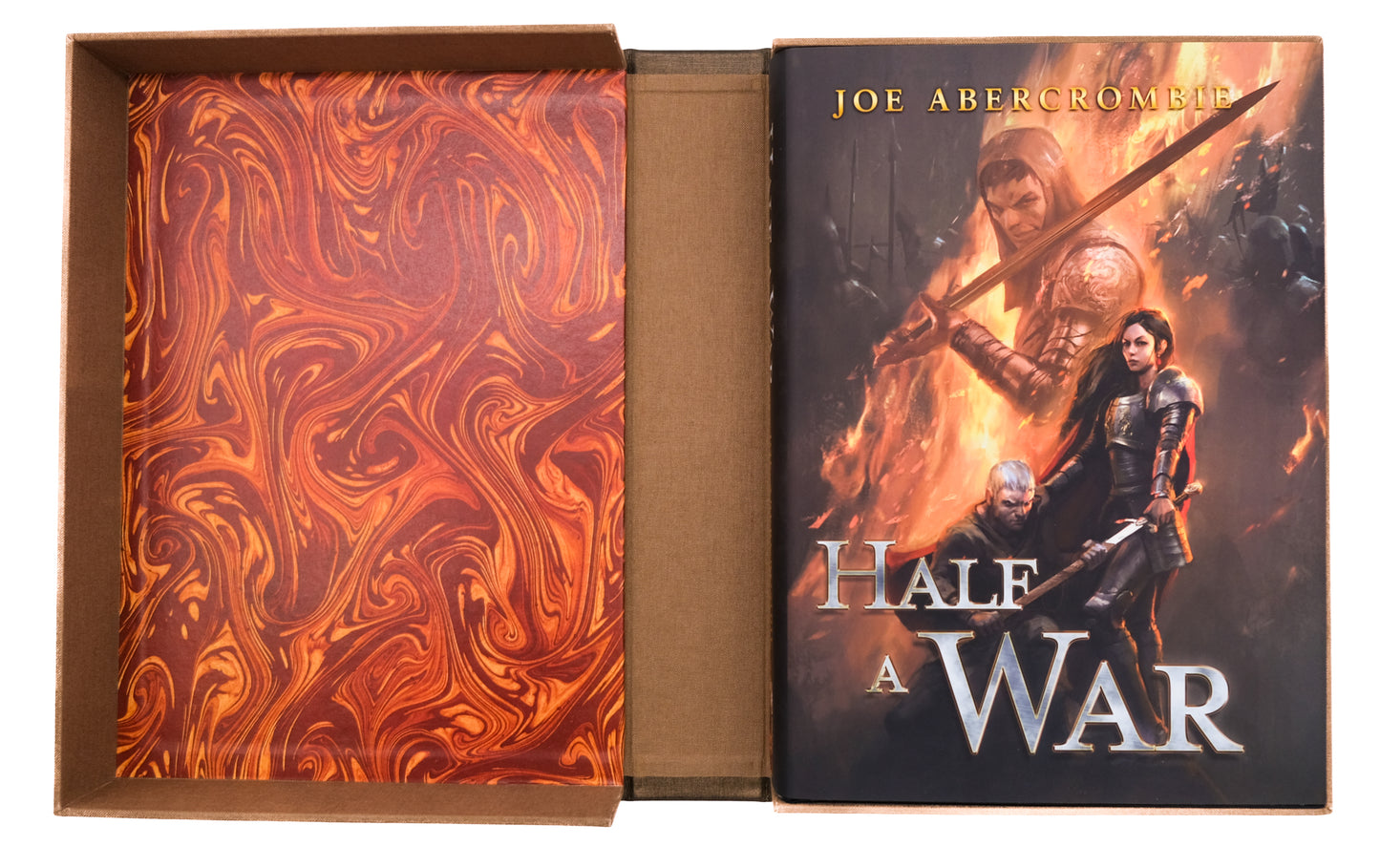 The Shattered Sea Trilogy Mattching Lettered by Joe Abercrombie Subtterranean Press