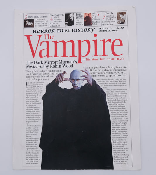 Horror Film History issue #10 Oct2001 oversize print