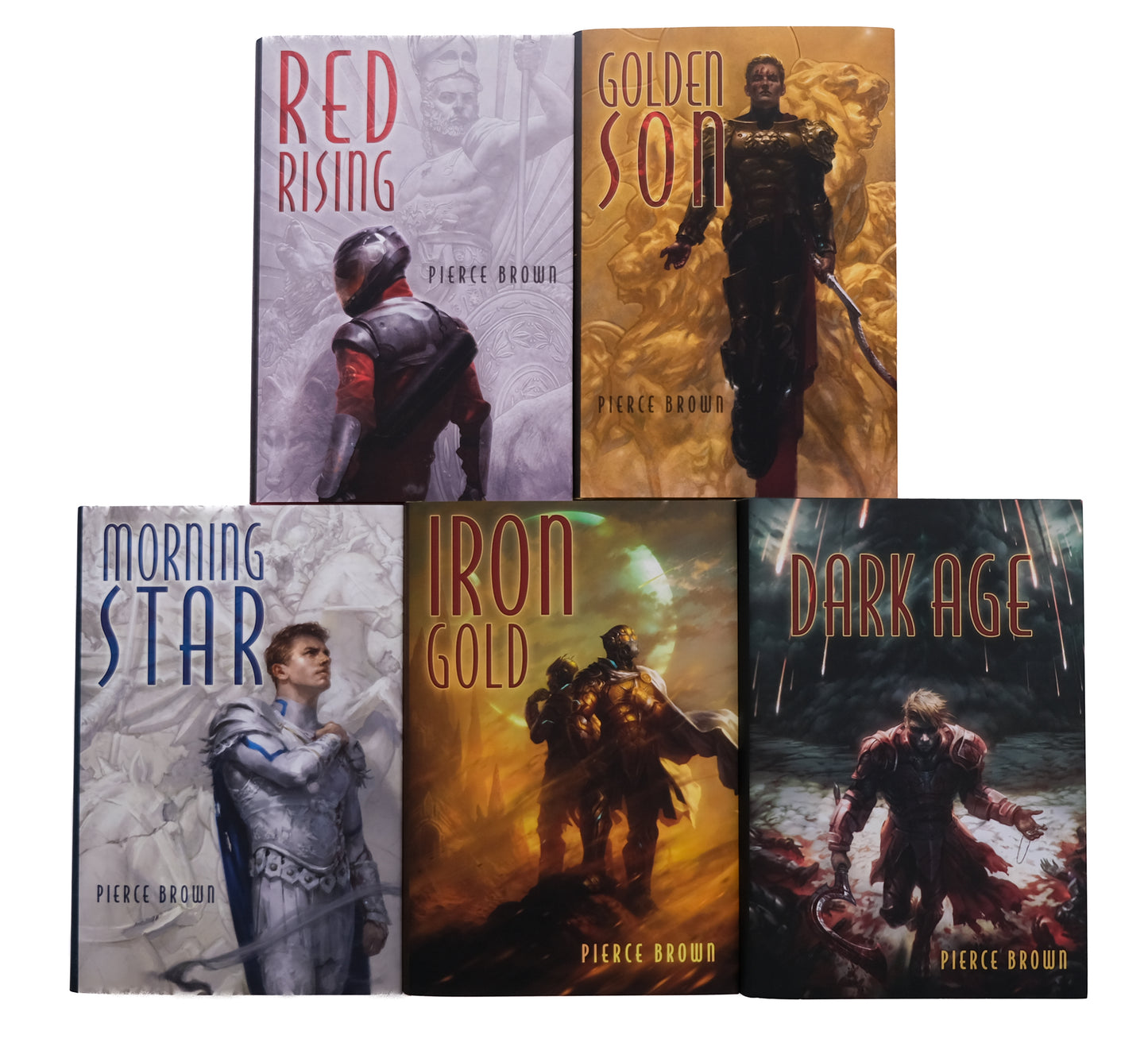 Red Rising Saga by Pierce Brown Full Set Matching + Rights numbered/signed Subteranean Press